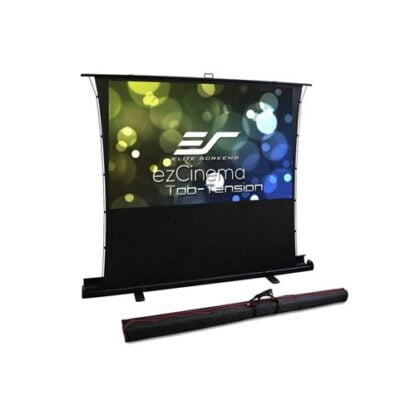 Elite Screens FT80XWH 80" 16:9 Portable Tension Floor Pull Up Projecto - Free Shipping *