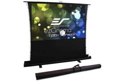 Elite Screens FT110XWH 110" 16:9 Portable Tension Floor Pull Up Screen - Free Shipping *